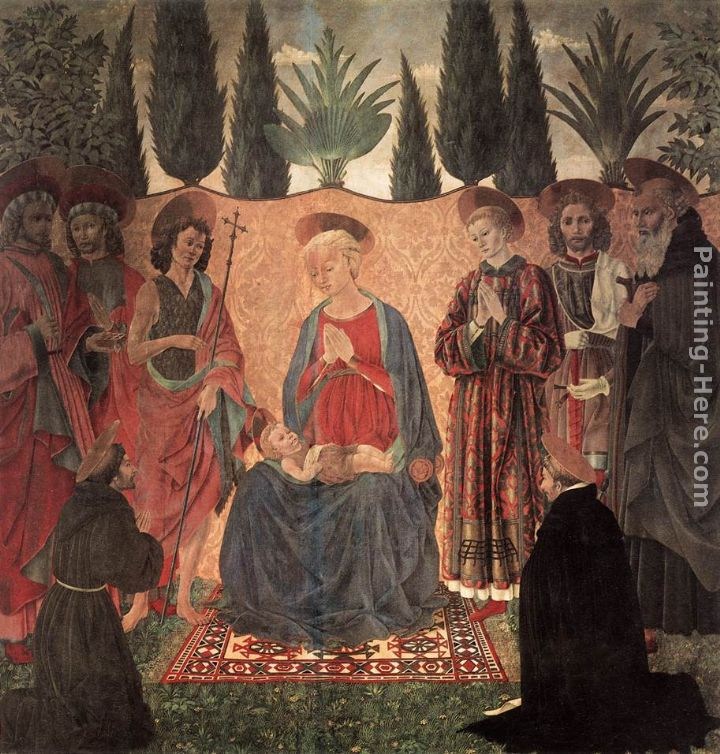 Alessio Baldovinetti Madonna and Child with Saints